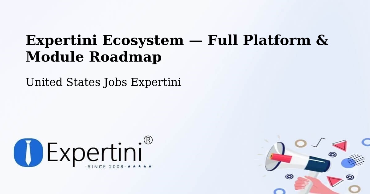 Expertini Ecosystem — Full Platform & Module Roadmap – Allendale